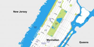 Manhattan city-map printable