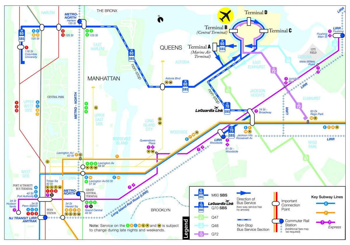 Karte der m60-bus
