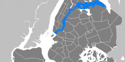 Karte von Manhattan Vektor
